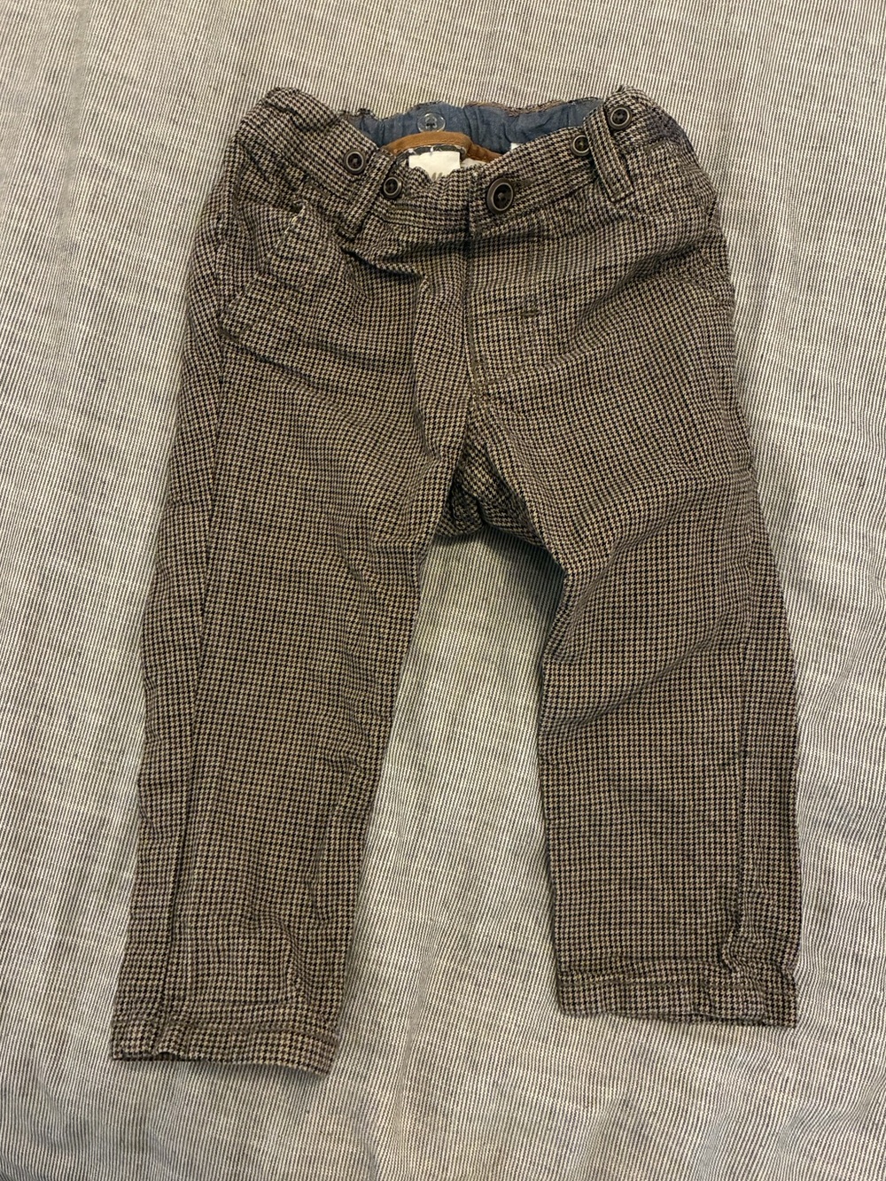 H&M Toddler Houndstooth Pull-On Pants - Brown